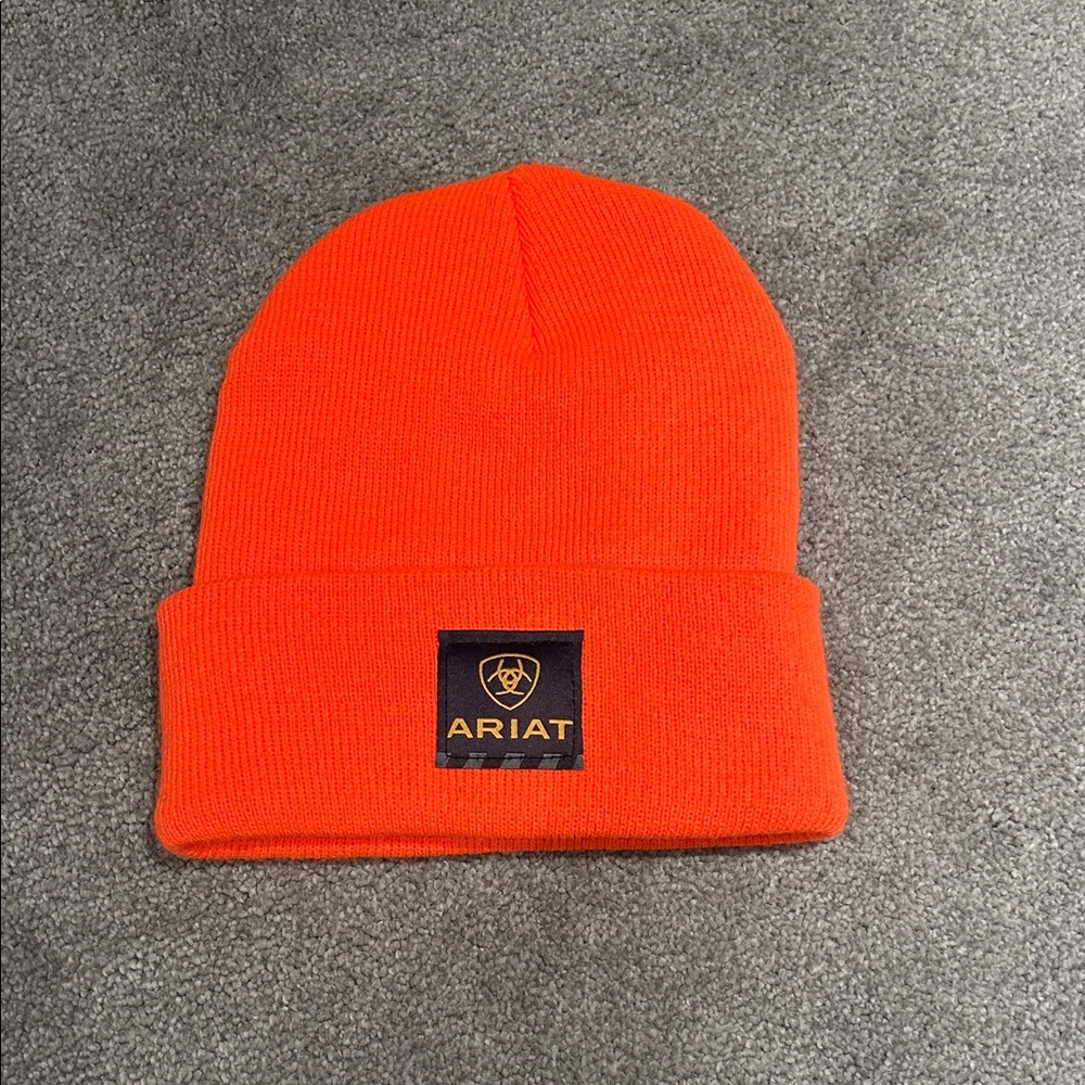 Ariat Vibrant Orange Knit Beanie